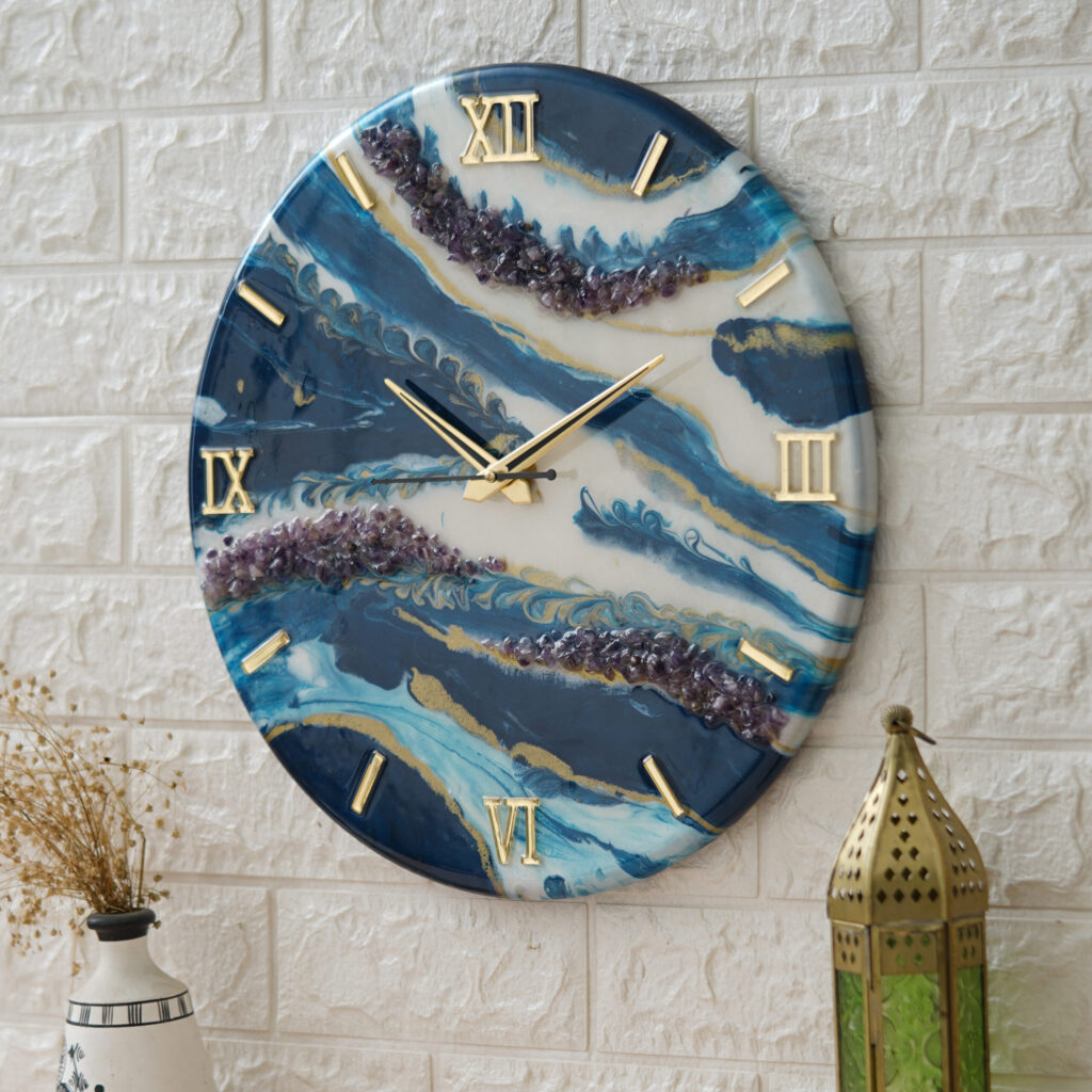 RESIN WALL CLOCK, HOME DECOR, UNIQUE PRODUCTS, UNIQUE GIFTS, OFFICE WALL CLOCKS